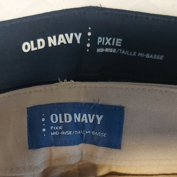 2 pairs of Old Navy Pixie pants - Picture 3 of 7